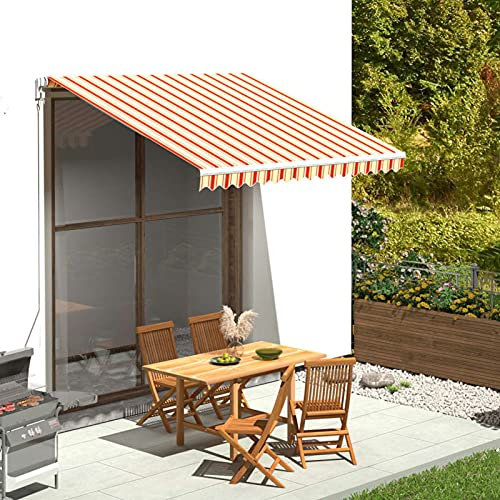 Tidyard Tessuto di Ricambio per Tenda da Sole, Balcone, Patio, Terrazzo, Esterno, Giardino