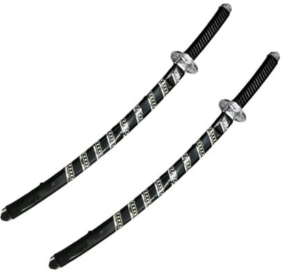 RmKbe 2pcs Ninja Dagger with Scabbard Ninja Toy Weapons Knight Costume Accessory Party Props Halloween Supplies for Adult Kids