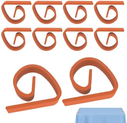 Joberio Pince À Nappe - Pinces À Nappe | 10X Petites Pinces À Nappe Colorées | Pinces À Nappe De Pique-Nique pour L'extérieur Portables pour Pique-niques, Buffets Et Dîners