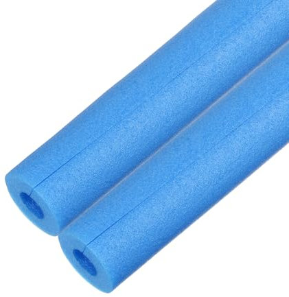 M METERXITY 2 Pcs Tube d'Isolation en Mousse pour Tuyau, 17 x 2.4(L x OD) Couvre-Tuyaux en Mousse, Protection en Mousse Pré-Fendue pour Rembourrage/Protection des Bords d'Angle [Bleu]