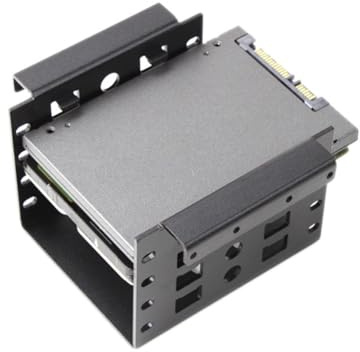 Rack de 2.5 a 3.5 - Adaptador de marco de disco duro SU304, soporte de montaje de disco integrado | Bandeja de expansión interna, convertidor de soporte de metal para actualizar