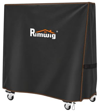 Funda universal de mesa de ping pong para exteriores, impermeable, protección para todo tipo de clima, funda de tenis de mesa al aire libre con cordón, se adapta a la mayoría de mesas de tenis de mesa