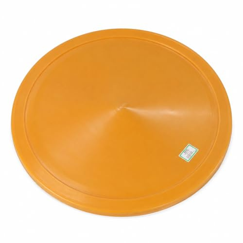 TTETTZ Feed Container Feeder Bin Dispenser With Pan Lid And Clips In Construction For Chicken Coop Use Small Farms Backyard Care Homestead Feeding, 52.5 cm large lid