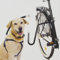 Führhalter Abstandhalter Expander Fahrradhalter Fahrradleine Hund Biker Set Fahrrad Hundeleine - Stahl Silber/schwarz/Nylon - ca. 125 cm - Schnellbefestigungsmechanismus - inkl. Befestigungsmaterial