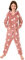 Mädchen Jumpsuit Overall Schlafanzug Pyjama Langarm - Sternenmotiv - 291 467 97 961, Größe:152, Farbe:Rose
