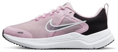 NIKE Downshifter 12, Zapatillas, Foam Pink Pewter Flat Black, 38 EU
