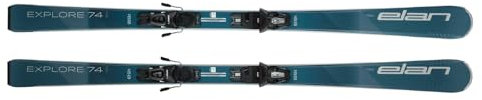 elan Ski Explore 74 RS + Bindungen El 10.0 Gw Shift, Blau, Herren – Größe 160 – Blau