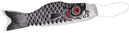 Poisson Décor Extérieur Drapeau Carpe Drapeau Koinobori Manches à Air Dextérieur Durables 70cm Chaussettes Coupe-vent Outdoor Heavy Duty Vent Streamer Style Carpe Koï