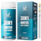 AQUAVERITY Hot Tub Test Strips 3 in 1, 100 Pool, Spa and Hot Tub Testing Strips for Total Alkalinity, Free Chlorine and Bromine and pH, Accurate 3 in 1 Water Testing Pool and Spa Test Strips