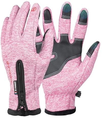 RooRuns Cycling Gloves, Lightweight Touchscreen Gloves Thermal Gloves, Non Slip Winter Gloves Driving Gloves Running Gloves Waterproof Gloves For Men Women