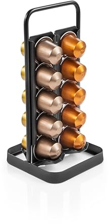 Tescoma Kapselspender für Nespresso-Kapseln ONLINE, Schwarz