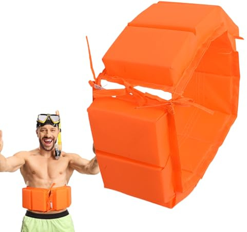 Ceinture de Natation, Ceinture de Jogging Aquatique | Ceinture de flottabilité étanche | Équipement d'entraînement de Piscine réglable | Protection Dorsale pour l'entraînement des sauveteurs