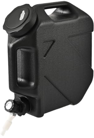 Qurygin 10L 32×35×13CM Camping Water Container, Water Carrier With Tap, Water Bucket, Portable Water Tank, Portable RV Bucket For Car, Barbecue, Camping, Outdoor Picnic, Hiking
