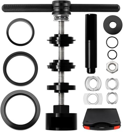 LPACXBYD Herramienta para Prensar Rodamientos De Bicicleta Kit de Herramientas for Bicicleta, Herramienta instalación y extracción Soporte Inferior, removedor cojinetes(Version 3 with Box)