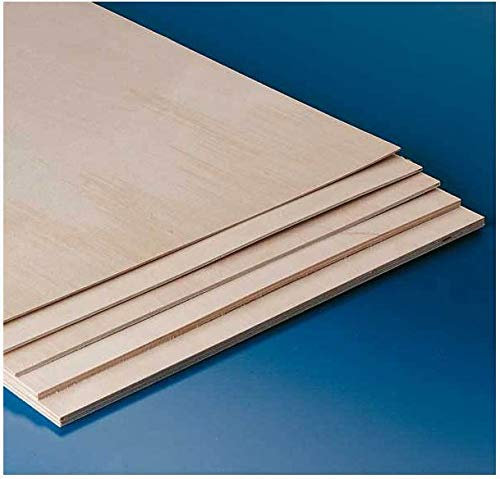 Contreplaqué de bouleau 300 x 500 mm de 0,4 à 6,0 mm (1,0 mm)