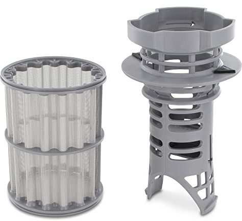 DEKAROX Tamis grossier + filtre fin 2 pièces pour lave-vaisselle Bosch Siemens 645038 00645038 pour lave-vaisselle tels que SuperSilence SilencePlus Maxx Avantixx Logixx PerfectDry iQ100 iQ300 iQ500