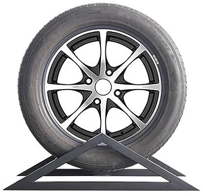 NUNETH Reifenregal Stabiler Ständer für Autoreifen, Garage Werkstatt Dreieck Basis Rad Rack, 70cm Eisen-Reifenständer für Wohnwagen/Lieferwagen/Anhänger/Sattelzug/Motorrad