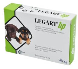 Aurora Biofarma Legart Up 30 Compresse - Mangime complementare per cani per utile per la protezione ed il rinforzo della normale funzione articolare.