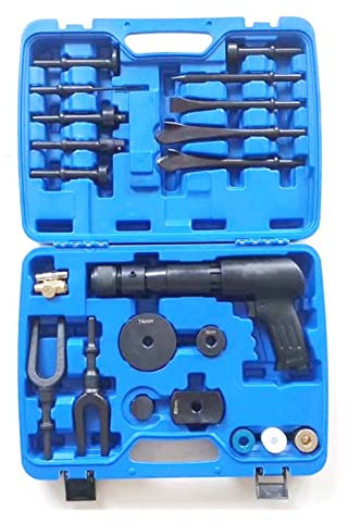 JKXLSLAX Pneumatic Hammer Drill Pneumatic Concrete Breaker Ball Joint Auto Repair Tool r Flat Point Chisel Plane Air Hammer kit Pneumatic Separating Fork Pneumatic Tools