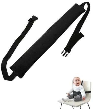 SCJJZ Correas Portátiles Silla Alta, Cinturón de Seguridad,Correas de seguridad para silla de paseo,Arnés Ajustable, Compatible con Sillas de Comedor, Carritos de Supermercado y Tronas