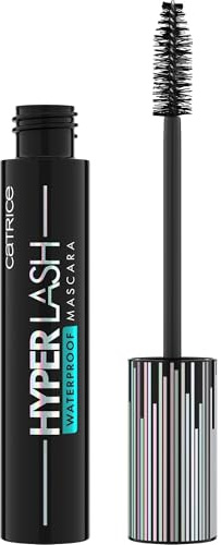 Catrice Hyper Lash Waterproof Mascara 010 Electric Black, wasserfest, tiefschwarz, verlängernd, aufbaubares Volumen, leichte Formel, 11ml
