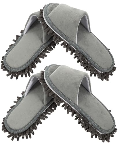GALPADA 2 Paires De Couvre-chaussures De Nettoyage Réutilisables Housses De Balai Colorées Pour Sols Chaussettes De Nettoyage Pour Maison Pratique