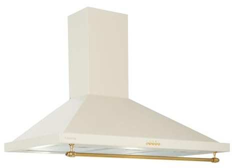 Klarstein Kitchen Cooker Hood, Chimney Cooker Hoods 90cm, Wall Mount Extractor Fan for Kitchens w/LED Lights, Hood Grease Filters, 591.5m³/h Airflow Hoods, Steel Extractor Fan