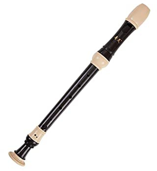 flauto di bambù, Flauto traverso ABS dolce contralto Germanico e barocco Clarinetto a 8 fori Gaita in Fa verticale Strumenti musicali for principianti(Baroque)