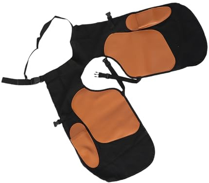 Cryfokt Equine Farrier Apron Adjustable Durable Canvas with PU Split