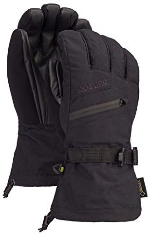 Burton Gore-Tex-Handschuhe für Herren, Gore-Warm-Technologie mit herausnehmbarem Futter, Herren, Snowboardhandschuhe, Men's Gore-tex Glove, True Black W20, Large
