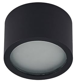 Arcchio Ceiling Light Nieva dimmable (Modern) in Black Made of Aluminium for e.g. Hallway (1 Light Source, GX53) from Downlight Business Lighting