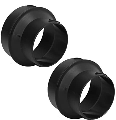 Aramox Tubo Adattatore per Riscaldatore Parcheggio, 1 Paio di Tubi Adattatori per Riscaldatore Parcheggio 60 a 75 Mm Connettore per Raccordo Tubo Condotto Riscaldatore