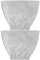 GUDOTRA 2 unidades de repuesto Prefiltro PRCEN000/CF para aspiradora Cenetop, Cenehot Pro, Cenerix, Cenerill (gris)