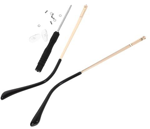 GOOHOCHY Accessoires De Lunettes En Métal - 1 Paire De Jambes De Lunettes Universelles Avec Ressort Confort Et Élégance Réparation Facile