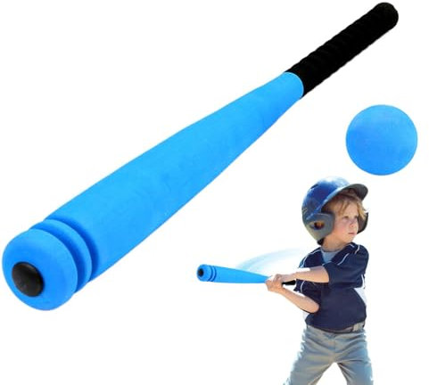 Schaumstoff Baseballschläger Mit Anti-Rutsch-Griff, 54 cm Großer Baseballschläger Aus Eva- Freizeitübungen Soft-Hockeyschläger Für Kinder Für Kindergarten-Grundschüler