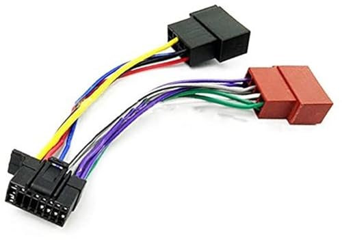 DEMULAX 16-poliger Auto-Stereo-Radio-Kabelbaum ISO for Sony Radio 2013+. ISO-Stecker, Auto-Adapter, Kabelbaum-Stecker Radioantennenadapter