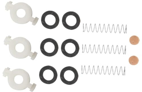GREENADSCAPE 1 Set Kornett Reparatursatz, Althorn Federplatte, Trompetenknopffedern, Trompetenfederplatten, Trompetenknopfhalterungen, Knopfkomponenten, Trompetenfederpolster,
