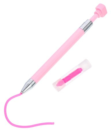 BIUDECO Stylo à Diamant pour Nail Art Léger et Rechargeable en Plastique Design Simple, pour Peinture Diamant et Décoration D'ongles Professionnels