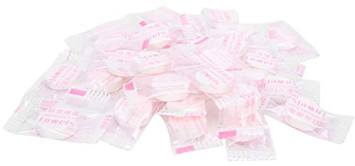 Eminchu 30-pack Mjuk Fuktgivande Komprimerad Ansiktshandduk, Engångsrengöringshandduk för Resor Hudvård, Bambu Träkol Ovävt Tyg