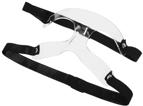 Maschera da allenamento per il basket Maschera protettiva for il naso, trasparente e regolabile, for uomini donne, pallacanestro, calcio, sport, protezione for viso, maschera atletica