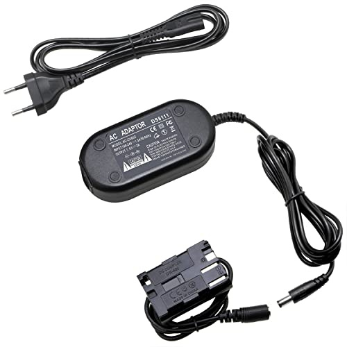 Glorich ACK-E2 Ersatz für AC-Adapter für Canon Rebel EOS 5D, 10D, 20D, 20Da, 30D, 40D, 50D, 300D, D30, D60 Digitalkamera