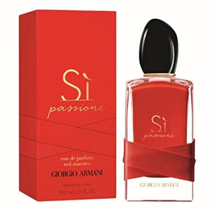 Giorgio Armani Sì Passione Intense Red Maestro femme/woman Eau de Parfum, 100 ml