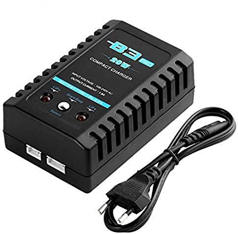 ZHITING B3 20W 1.6A Lipo Ladegerät para 2S 3S 7.4V 11.1V Litio LiPo Batería, Pro Balance Cargador Mini Portátil Airsoft-Schnellladegerät para RC Coche Barco Drone