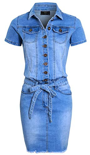 SS7 Womens Denim Dress