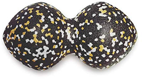 Kaxilu Massageball Twinball - Faszientraining, Triggerpunkttherapie, Schwarz