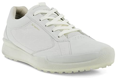 Ecco Biom Hybrid Original Hydromax Water Resistant, Zapatos de Golf sin Pinchos Hombre, White, 43 EU