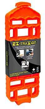 ERA EZ-Traxion Anfahrhilfen – langlebiger Halt für rutschige Oberflächen, 2er Set, orange