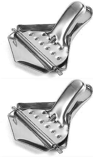 Spremiagrumi Manuale,2 PCS Spremi Agrumi Manuale In Acciaio Pressa Agrumi per Limone Spremi Slice per Cucina Bar Ristorante