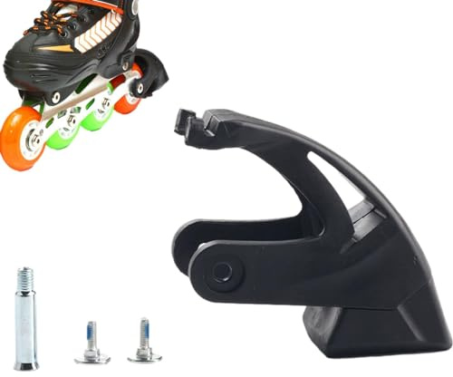Frenos de patines – Bloque de topes de patinaje para frenos de patines de ruedas, resistente al desgaste, tapón de freno de repuesto para patines en línea para adultos