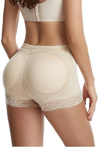 SOLO ACTFIT Bragas Levanta Glúteos Mujer Push Up Butt Enhancer Braguitas Moldeadoras con Relleno Sin Costuras Fajas Body Shaper Control Barriga Levanta Glúteos Embellecer Cadera Bragas Shapewear